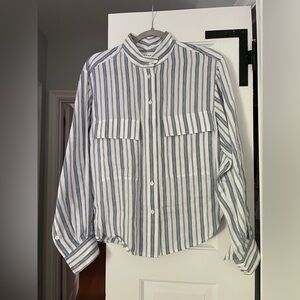 Frame Denim Linen Shirt - Size Small